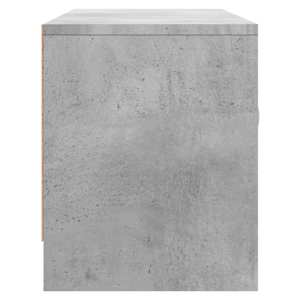 TV skříňka betonově šedá 102x30x37,5 cm kompozitní dřevo - obrázek 7