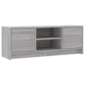 TV skříňka šedá sonoma 102x30x37,5 cm kompozitní dřevo - obrázek 2