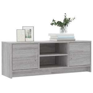TV skříňka šedá sonoma 102x30x37,5 cm kompozitní dřevo - obrázek 3