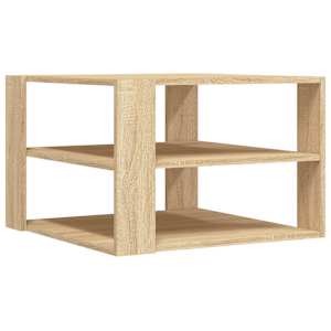 Konferenční stolek dub sonoma 58x58x40 cm kompozitní dřevo - obrázek 2