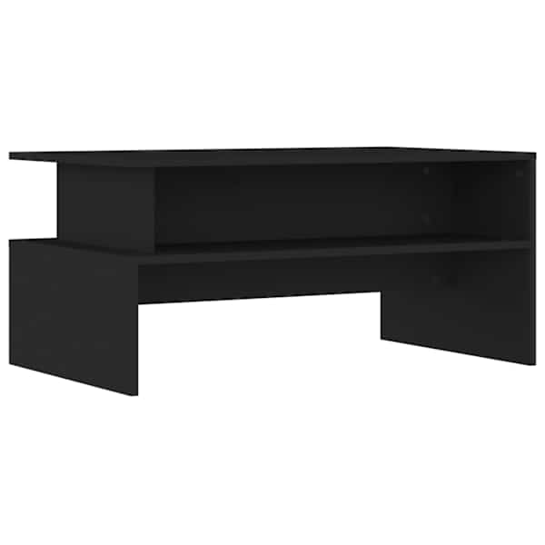 vidaXL kohvilaud, must, 90 x 55 x 42,5 cm, tehispuit