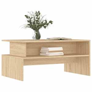 Konferenční stolek dub sonoma 90x55x42,5 cm kompozitní dřevo - obrázek 3