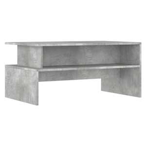 Konferenční stolek betonově šedý 90x55x42,5 cm kompozitní dřevo - obrázek 2