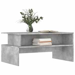 Konferenční stolek betonově šedý 90x55x42,5 cm kompozitní dřevo - obrázek 3