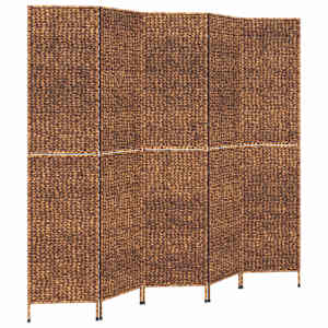 vidaXL 5 paneeliga sirm, pruun, 205x180 cm, vesih&uuml;atsint
