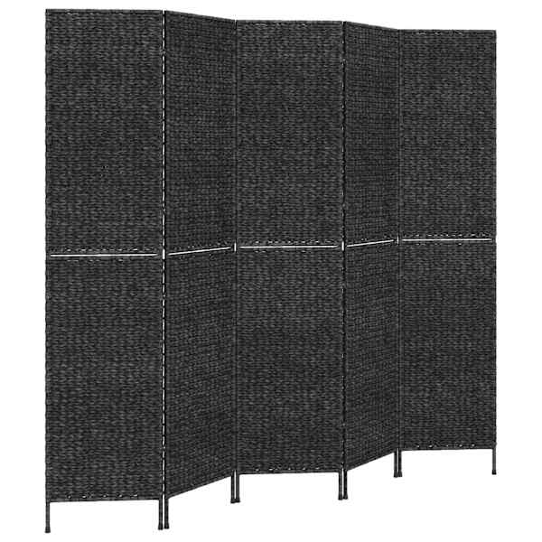 vidaXL 5 paneeliga sirm, must, 205x180 cm, vesih&uuml;atsint
