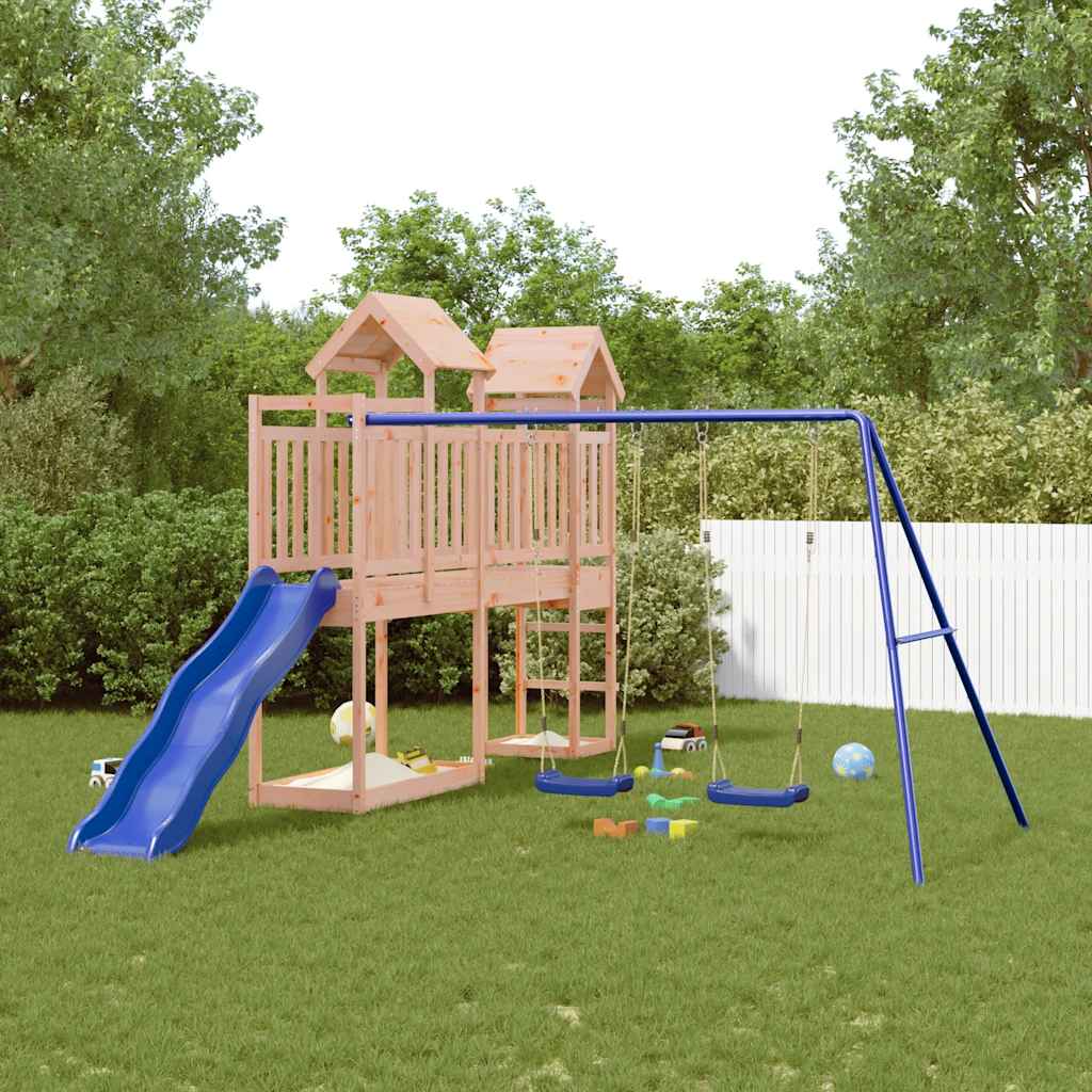 vida XL Spielturm Massivholz Douglasie