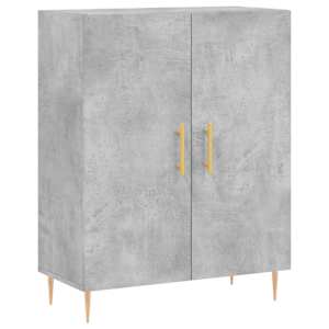 Skříň highboard betonově šedá 69,5x34x180 cm kompozitní dřevo - obrázek 7