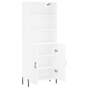 Skříň highboard bílá 69,5 x 34 x 180 cm kompozitní dřevo - obrázek 4