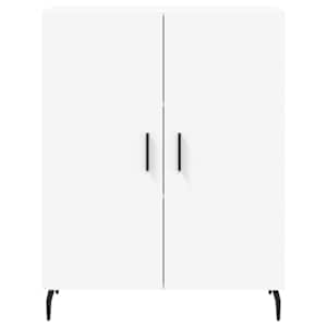 Skříň highboard bílá 69,5 x 34 x 180 cm kompozitní dřevo - obrázek 8