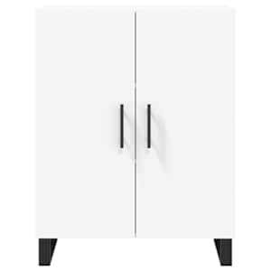 Skříň highboard bílá 69,5 x 34 x 180 cm kompozitní dřevo - obrázek 8