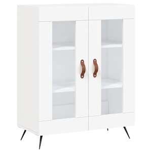 Skříň highboard bílá 69,5 x 34 x 180 cm kompozitní dřevo - obrázek 7
