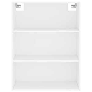 Skříň highboard bílá 69,5 x 34 x 180 cm kompozitní dřevo - obrázek 6