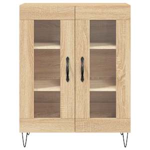 Skříň highboard dub sonoma 69,5 x 34 x 180 cm kompozitní dřevo - obrázek 8