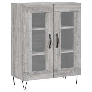 Skříň highboard šedá sonoma 69,5 x 34 x 180 cm kompozitní dřevo - obrázek 7