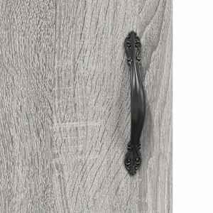 Skříň highboard šedá sonoma 69,5 x 34 x 180 cm kompozitní dřevo - obrázek 10