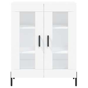 Skříň highboard bílá 69,5 x 34 x 180 cm kompozitní dřevo - obrázek 8