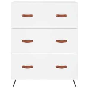 Skříň highboard bílá 69,5 x 34 x 180 cm kompozitní dřevo - obrázek 8