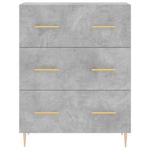 Skříň highboard betonově šedá 69,5x34x180 cm kompozitní dřevo - obrázek 8