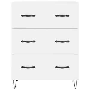 Skříň highboard bílá 69,5 x 34 x 180 cm kompozitní dřevo - obrázek 8