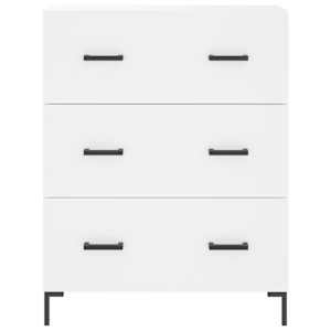 Skříň highboard bílá 69,5 x 34 x 180 cm kompozitní dřevo - obrázek 8