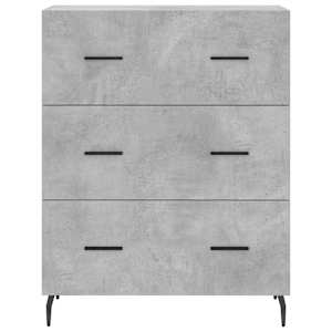 Skříň highboard betonově šedá 69,5x34x180 cm kompozitní dřevo - obrázek 8