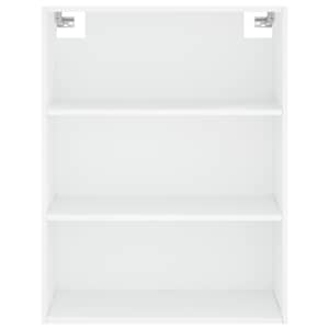 Skříň highboard bílá 69,5 x 34 x 180 cm kompozitní dřevo - obrázek 5