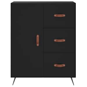 Skříň highboard černá 69,5 x 34 x 180 cm kompozitní dřevo - obrázek 8