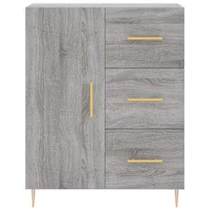 Skříň highboard šedá sonoma 69,5 x 34 x 180 cm kompozitní dřevo - obrázek 8