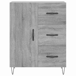 Skříň highboard šedá sonoma 69,5 x 34 x 180 cm kompozitní dřevo - obrázek 8