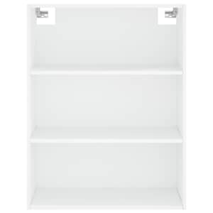 Skříň highboard bílá 69,5 x 34 x 180 cm kompozitní dřevo - obrázek 6