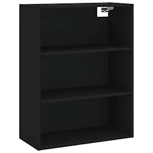 Skříň highboard černá 69,5 x 34 x 180 cm kompozitní dřevo - obrázek 5