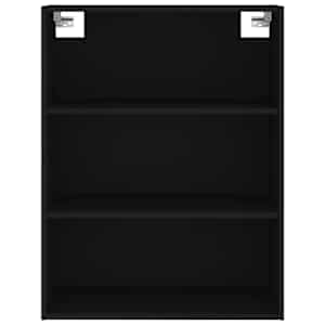 Skříň highboard černá 69,5 x 34 x 180 cm kompozitní dřevo - obrázek 6