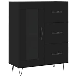 Skříň highboard černá 69,5 x 34 x 180 cm kompozitní dřevo - obrázek 7