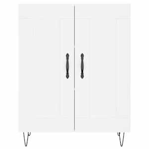 Skříň highboard bílá 69,5 x 34 x 180 cm kompozitní dřevo - obrázek 8