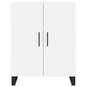 Skříň highboard bílá 69,5 x 34 x 180 cm kompozitní dřevo - obrázek 8