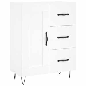 Skříň highboard bílá 69,5 x 34 x 180 cm kompozitní dřevo - obrázek 7