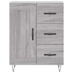 Skříň highboard šedá sonoma 69,5 x 34 x 180 cm kompozitní dřevo - obrázek 8