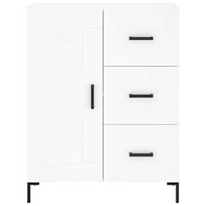 Skříň highboard bílá 69,5 x 34 x 180 cm kompozitní dřevo - obrázek 8