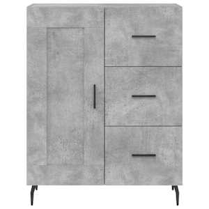 Skříň highboard betonově šedá 69,5x34x180 cm kompozitní dřevo - obrázek 8