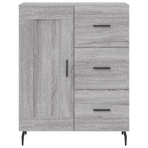 Skříň highboard šedá sonoma 69,5 x 34 x 180 cm kompozitní dřevo - obrázek 8