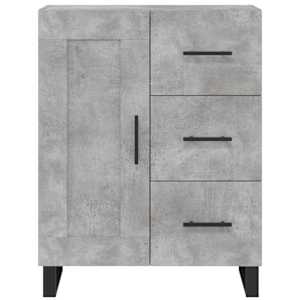 Skříň highboard betonově šedá 69,5x34x180 cm kompozitní dřevo - obrázek 8