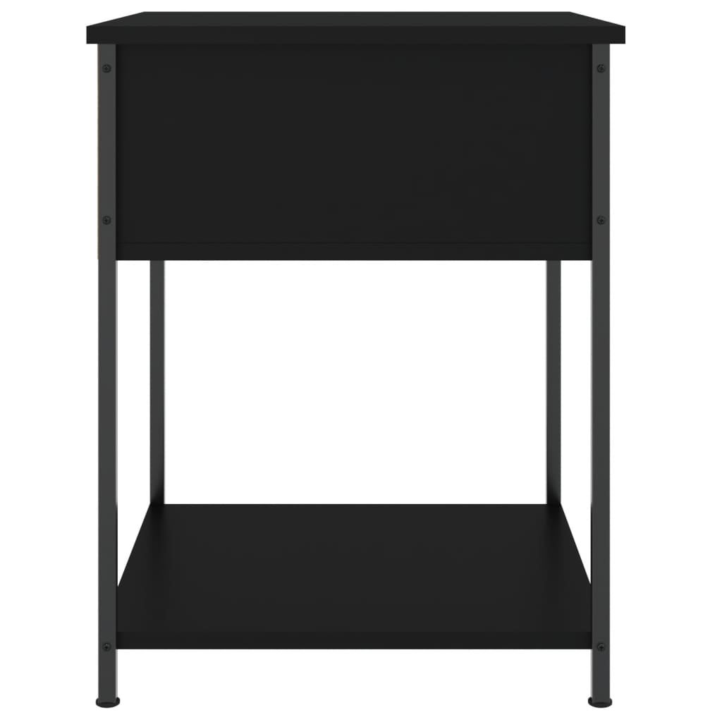  Nočné stolíky 2 ks čierne 44x45x58 cm kompozitné drevo
