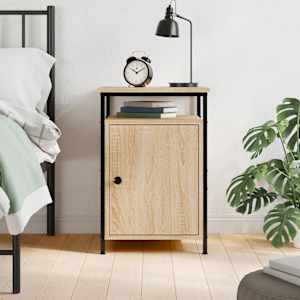 Nočna omarica sonoma hrast 40x42x60 cm inženirski les
