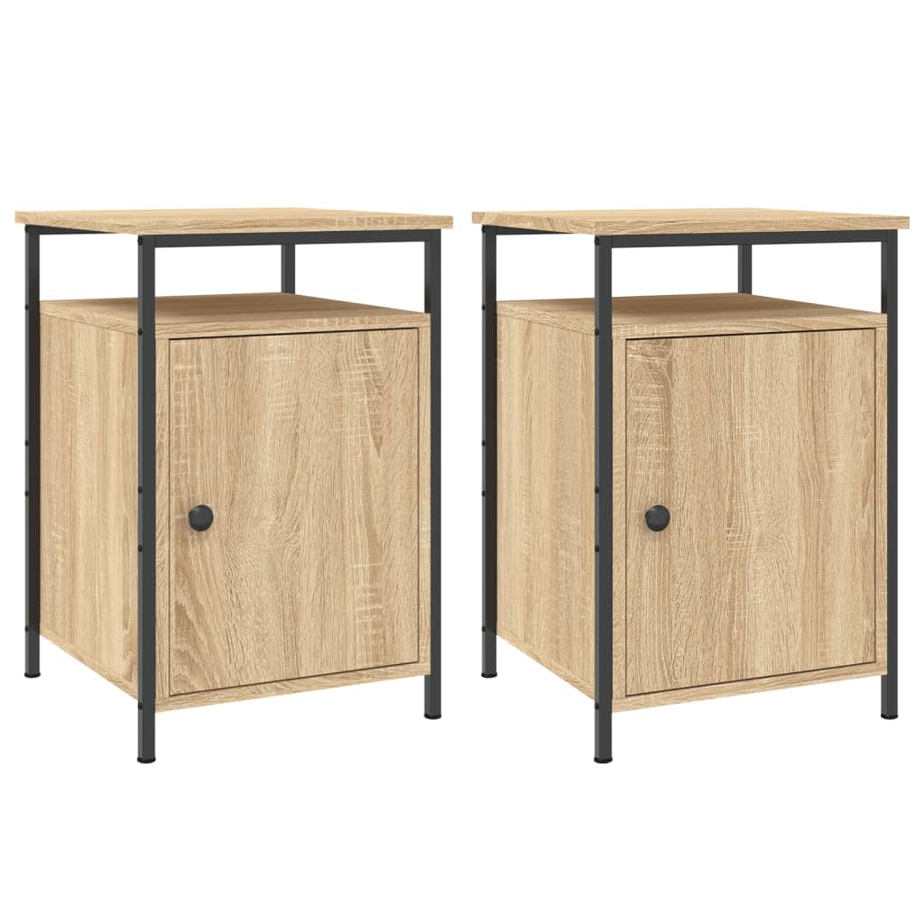  Nočné stolíky 2 ks dub sonoma 40x42x60 cm kompozitné drevo