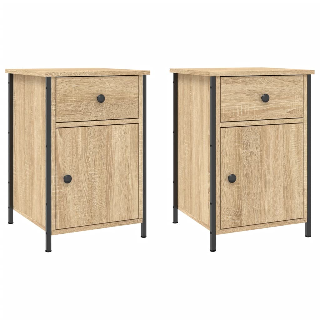 vidaXL Noční stolky 2 ks dub sonoma 40 x 42 x 60 cm kompozitní dřevo