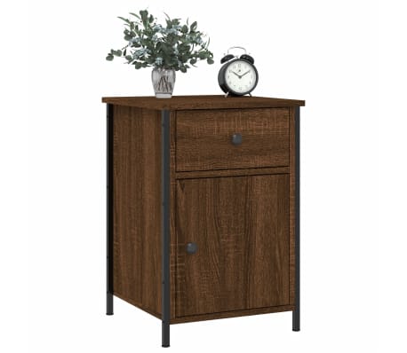 vidaXL Nočn&iacute; stolek hněd&yacute; dub 40 x 42 x 60 cm kompozitn&iacute; dřevo