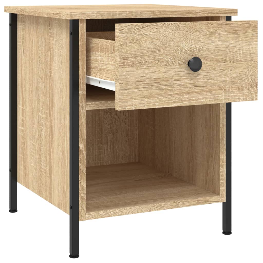  Nočné stolíky 2 ks, dub sonoma 40x42x50 cm, kompozitné drevo
