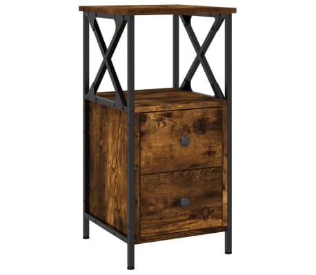 vidaXL 2 db f&uuml;st&ouml;s t&ouml;lgy sz&iacute;nű &eacute;jjeliszekr&eacute;ny 34x35,5x70 cm