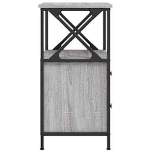 Nočna omarica 2 kosa siva sonoma 34x35,5x70 cm inženirski les - slika 8